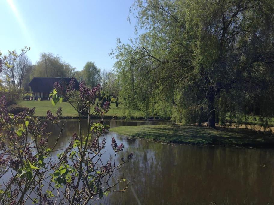 Вилла Domaine Du Bois L'Abbe Epaignes Экстерьер фото